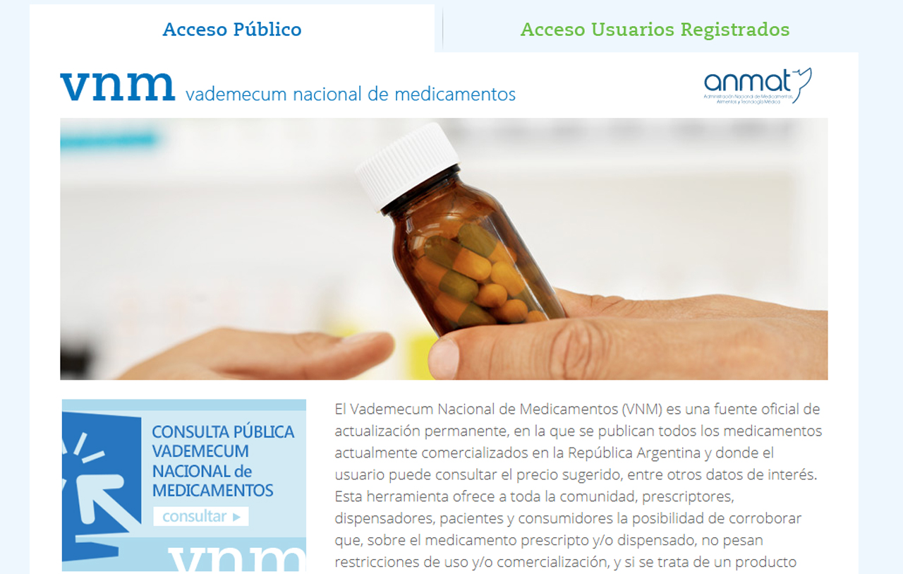 CAFABO   La ANMAT Presentó El Nuevo Vademécum Online De Medicamentos